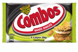 Combos Baked Snacks 7 Layer Dip Tortilla is made with real Cheddar cheese, sour cream,