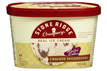 Cinnamon Snickerdoodle Ice Cream - feature