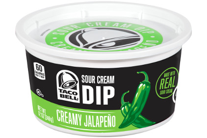 Kraft Taco Bell sour cream dips - feature