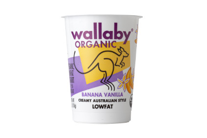 Wallaby Australian Yogurt Banana Vanilla - feature