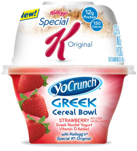 YoCrunch Cereal Bowl strawberry