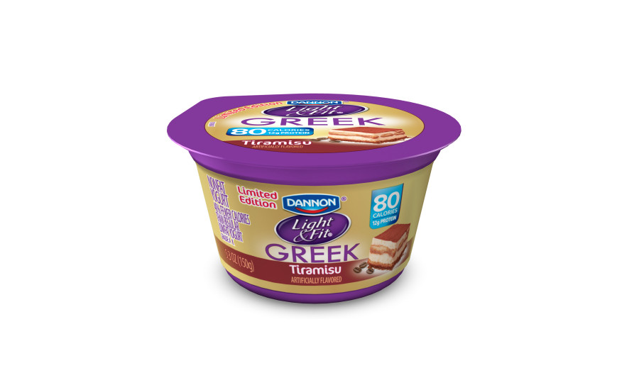 Dannon Tiramisu Light & Fit Greek yogurt
