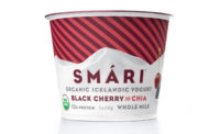 Smari Whole Milk yogurt Black Cherry 