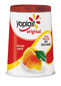 Yoplait reduced sugar cup