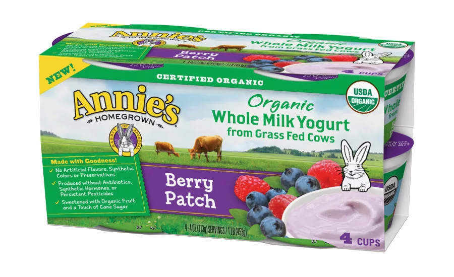 Annies-Whole-Milk-Organic-Yogurt-Grass Fed in Berry