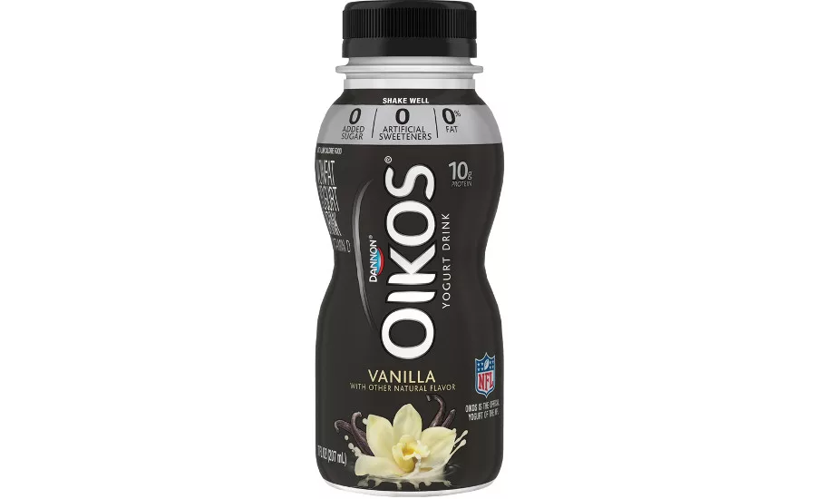 Dannon Oikos drinkable yogurt vanilla 