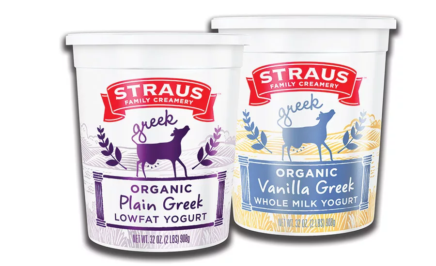Straus Family Creamery new organic Greeks yogurts