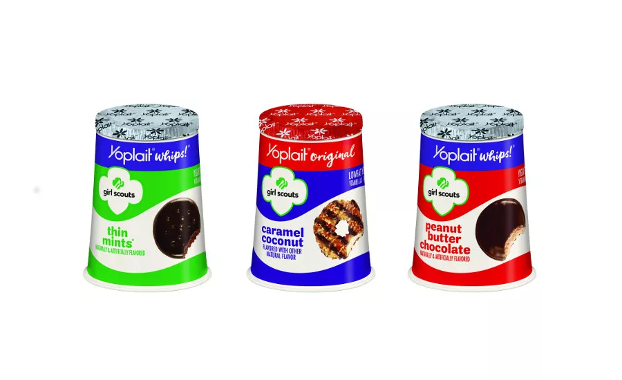 Yoplait Girl Scout Cookie yogurt flavors