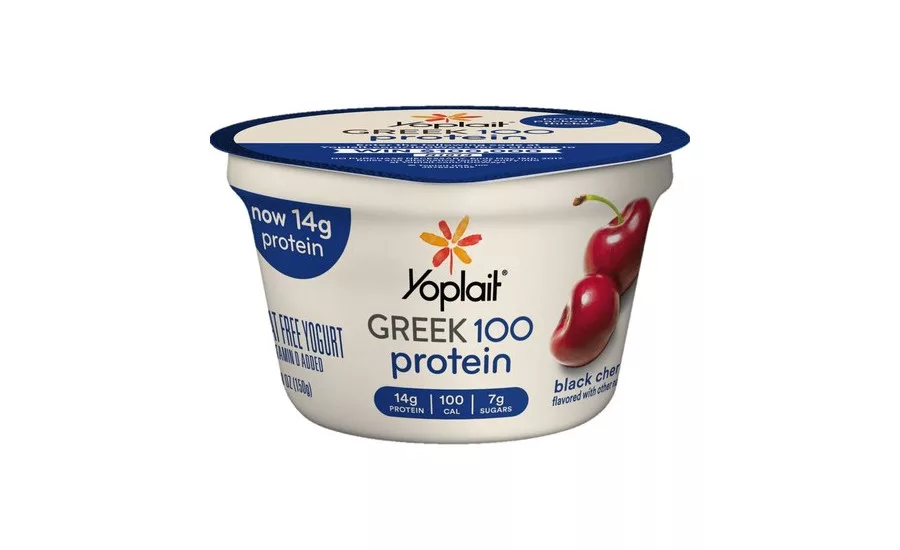 Yoplait Greek 100 Protein black cherry