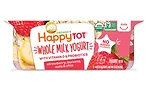 Happy Family organic yogurt for toddlers strawberry banana cups