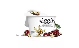 Siggi's Simple Sides yogurt vanilla with almonds and dried cherries
