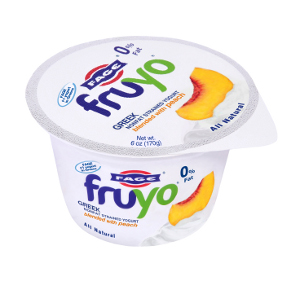 Fage FruYo peach yogurt