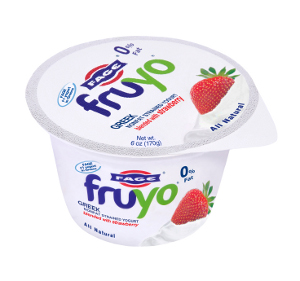 Fage FruYo strawberry yogurt