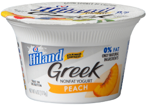 Hiland Dairy Greek Yogurt Peach