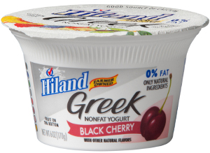 Hiland Dairy Greek Yogurt Black Cherry