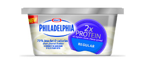 Kraft Philadelphia Cream Cheese 2XProtein regular