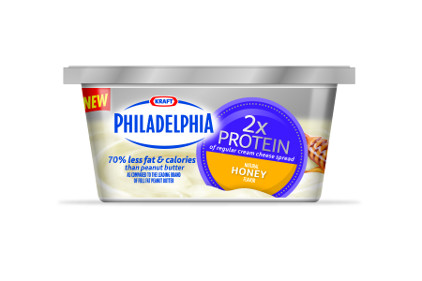 Kraft Philadelphia Cream Cheese 2XProtein Honey - feature