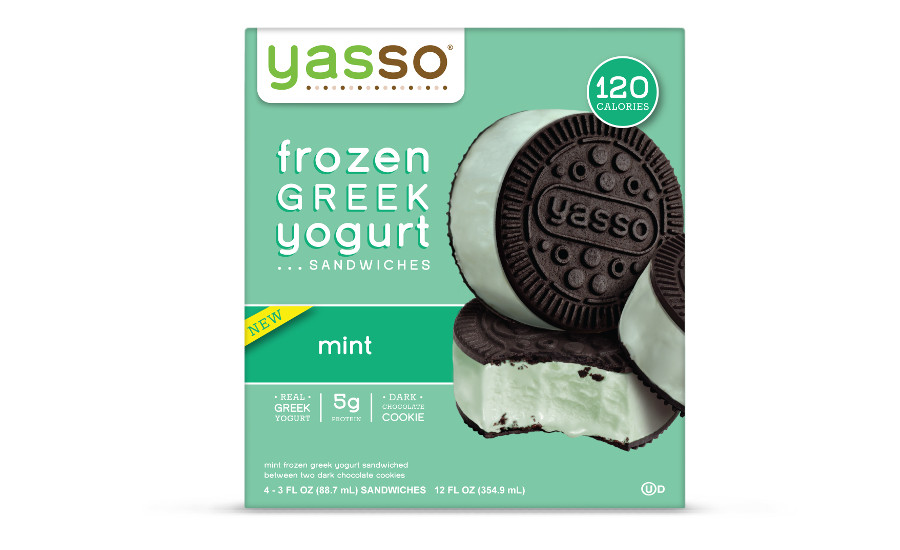 Yasso frozen Greek yogurt sandwiches - mint
