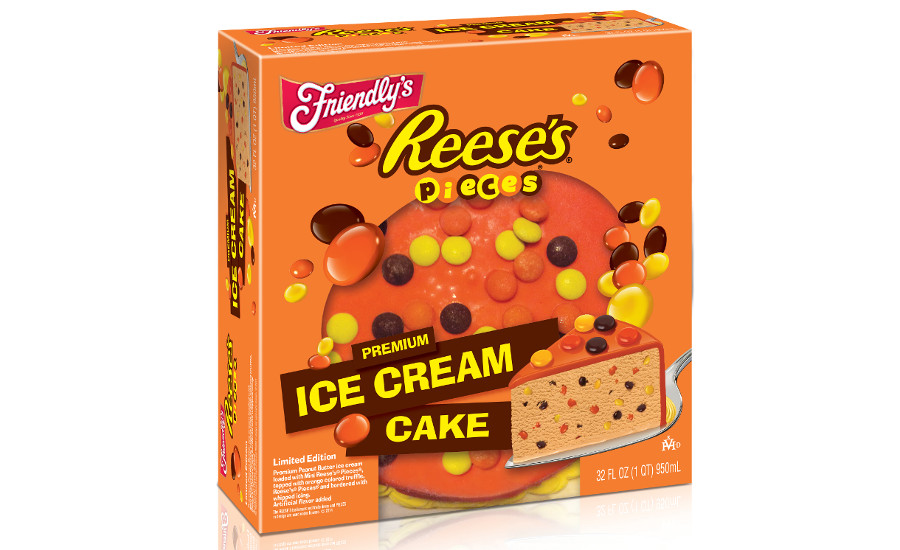 Friendly's Reese's Pieces ice cream cake 