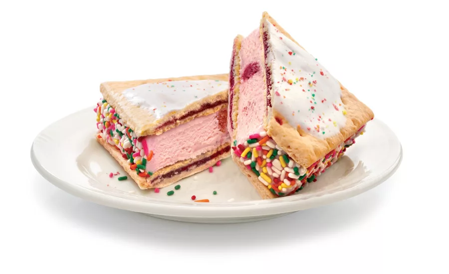 Friendly's ice cream Pop Tart ice cream sandwich Strawberry flavor