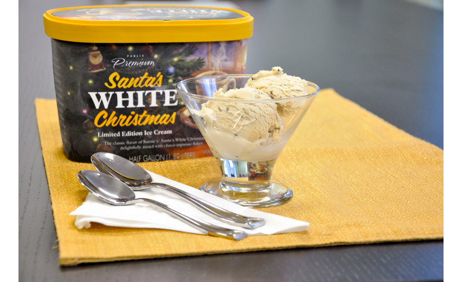 Santa's White Christmas Coffee Ice Cream