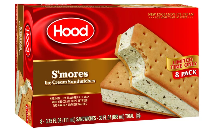 Hood Smores Ice Cream Sandwich