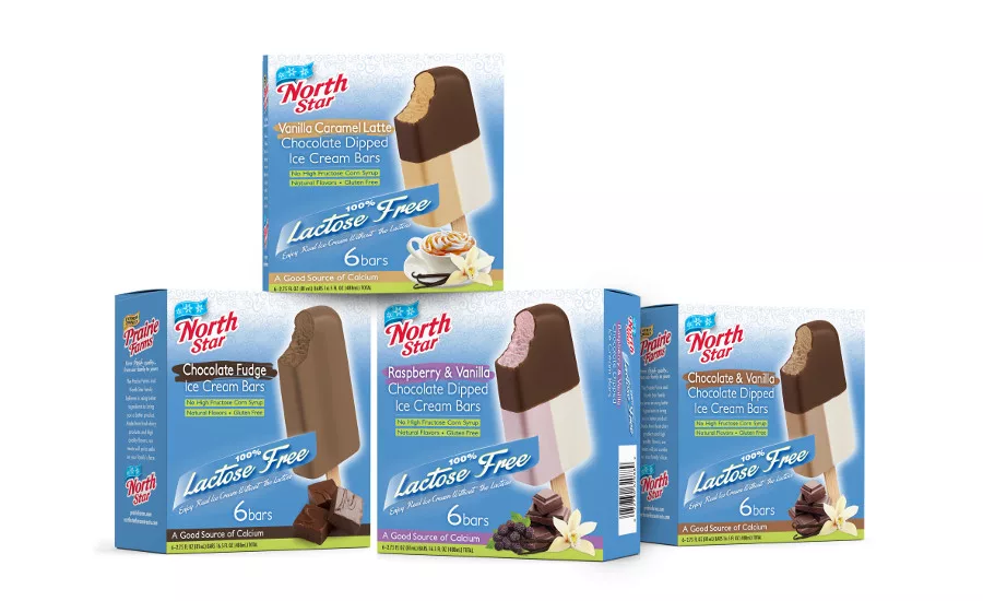 North Star Lactose Free ice cream bars 