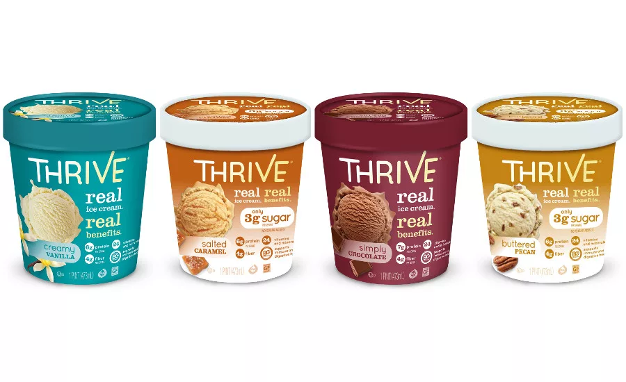 Thrive Frozen Nutrition ice cream pints