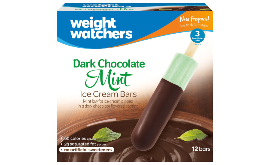 Weight Watchers mint ice cream bars