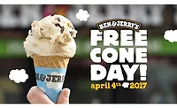 Ben & Jerry's free cone day 2017