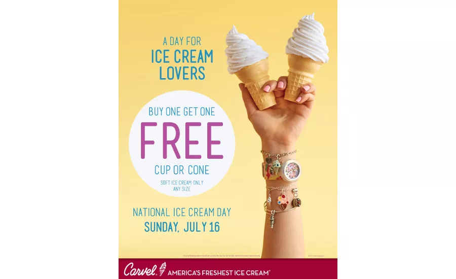 Carvel 2017 BOGO promotion