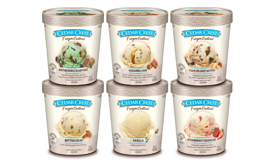 Cedar Crest Ice Cream frozen custard line