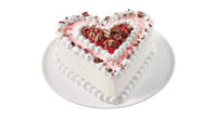 DQ Ghirardelli Dipped Strawberry Cupid Cake