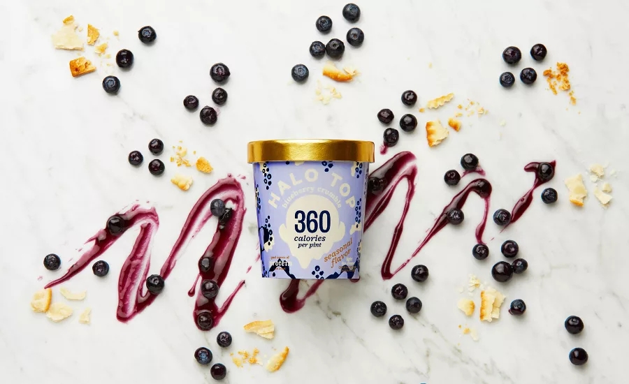 Halo Top Blueberry Crumble
