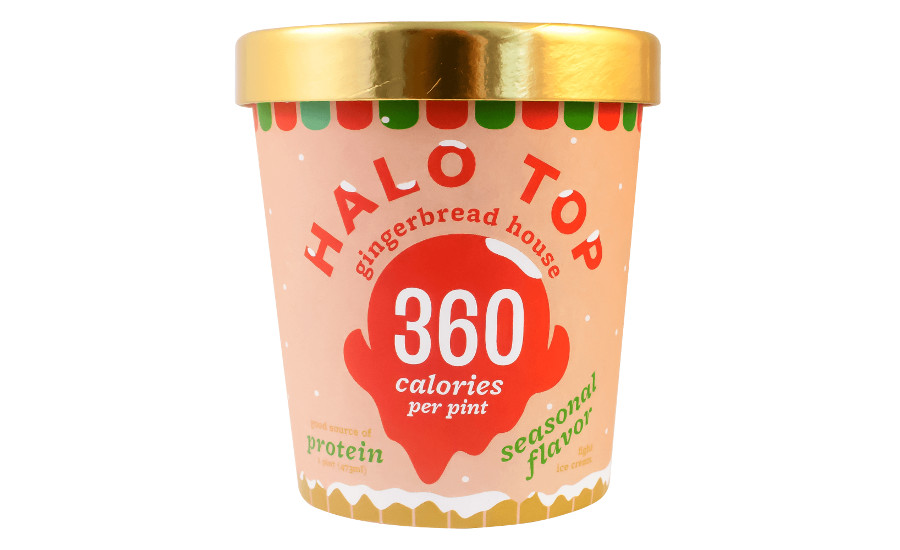 Halo Top gingerbread house ice cream 