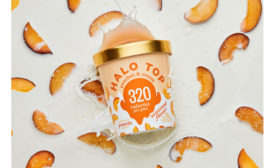 Halo Top peaches and cream ice cream