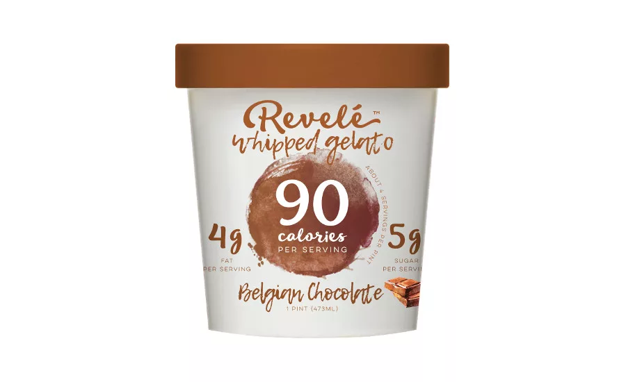 Revele whipped gelato chocolate
