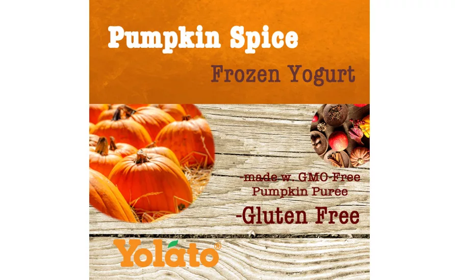 Yolato pumpkin spice frozen yogurt