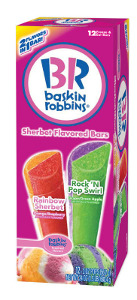 Baskin-Robbins Sherbet bars