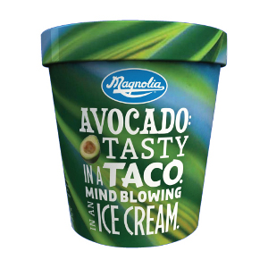 Magnolia Avocado ice cream