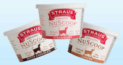 NuScoop frozen dairy dessert is like an organic energy bar Straus family creamery