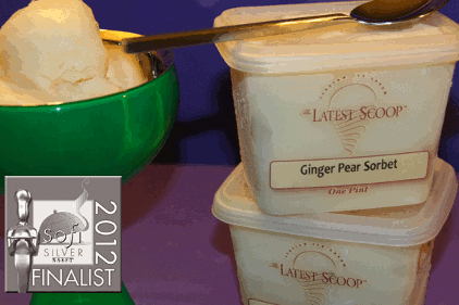 The Latest Scoop Ginger Pear Sorbet  feature size