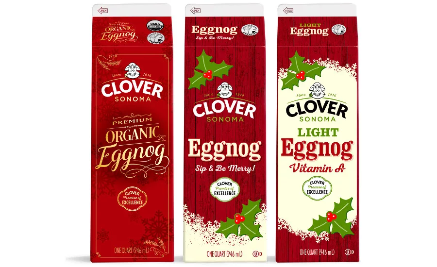 Clover Sonoma eggnog lineup 
