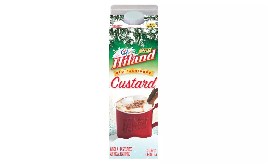 Hiland Dairy Custard flavored milk 