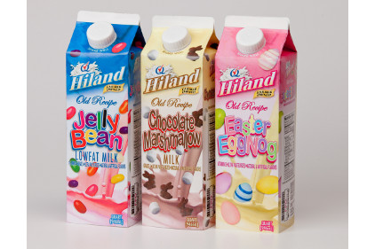 Hiland Dairy Easter milks