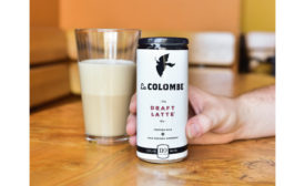 LaColombe froth milk and espresso in a can