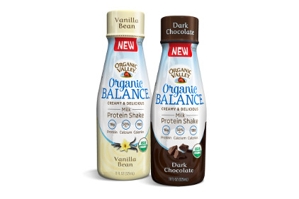 Organic Valley Balance milk shakes