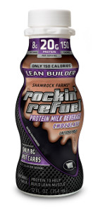 Rockin Refuel Lean Builder chocolate protein milk