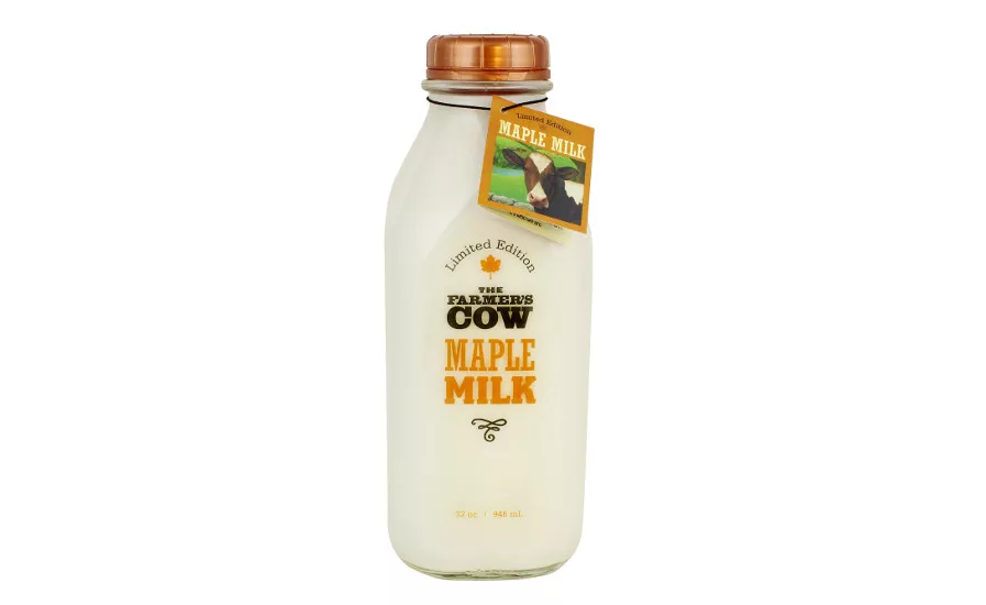The Farner's Cow maple milk