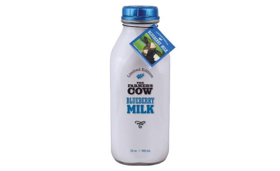 The Farmer's Cow blueberry milk 